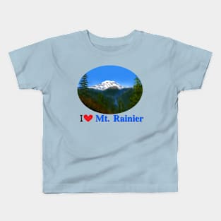 Mt Rainier Kids T-Shirt